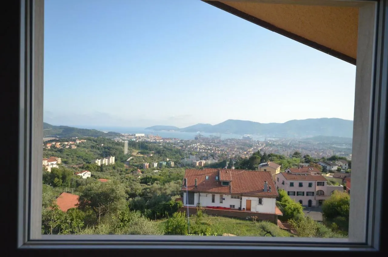 Appartamento La casa con vista di Emma Vezzano Ligure Italia